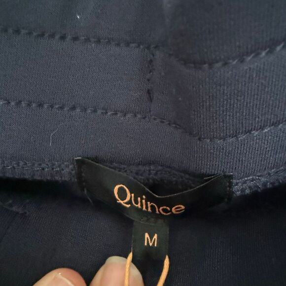 Quince Women’s Medium Navy Wide Leg Pants New Tencel - Picture 2 of 5